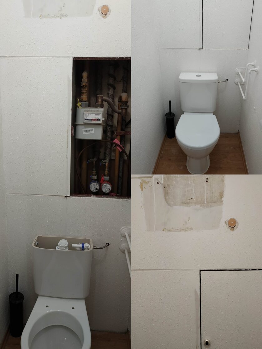 Výměna WC s horní nádržkou za WC kombi